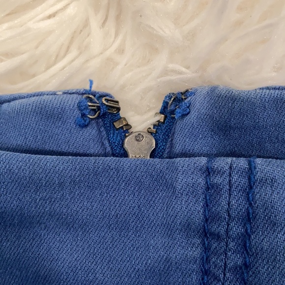 Free People • Modern Femme Mini Skirt Lapis Lazuli - Picture 9 of 10